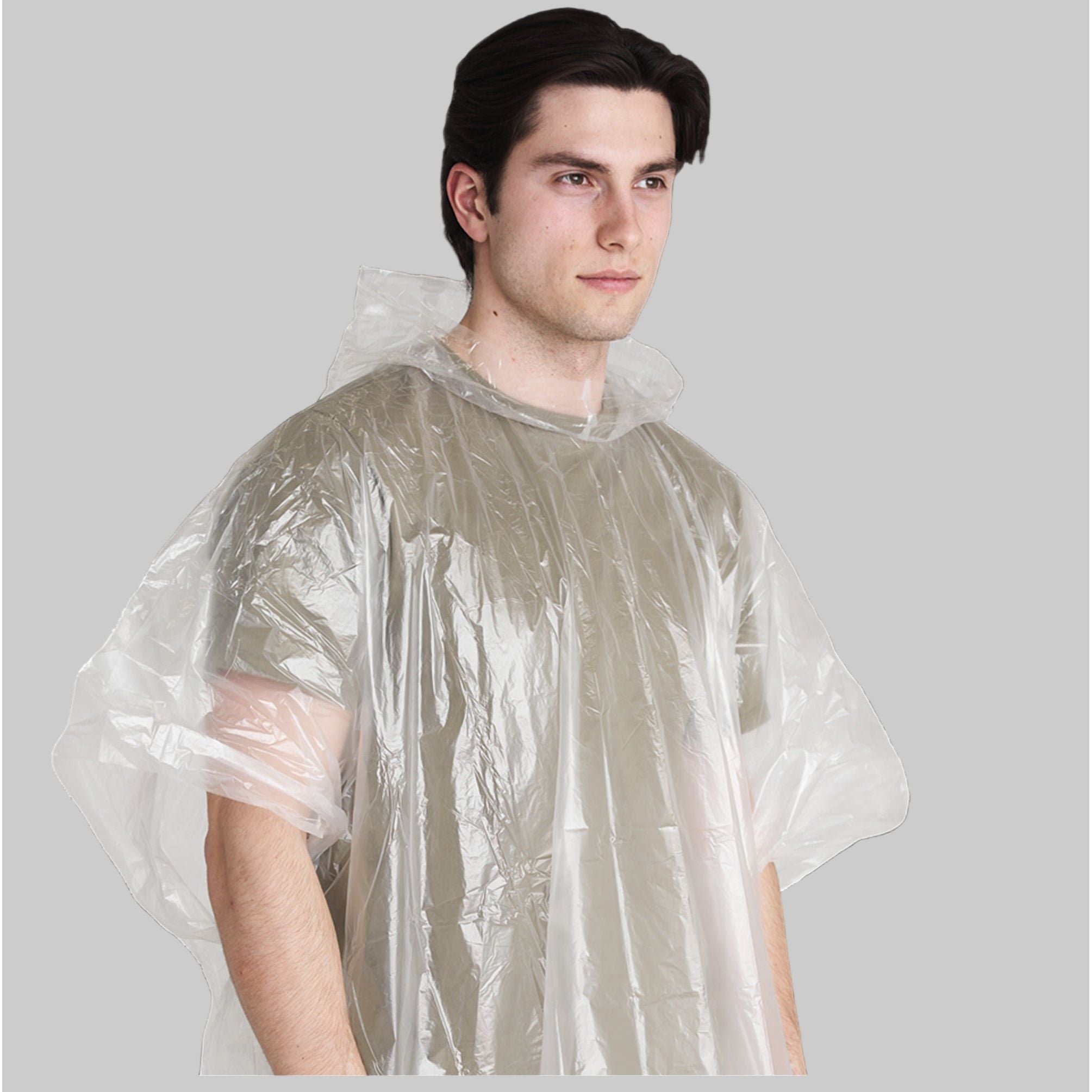 Emergency Poncho one-size waterproof rain protection compact