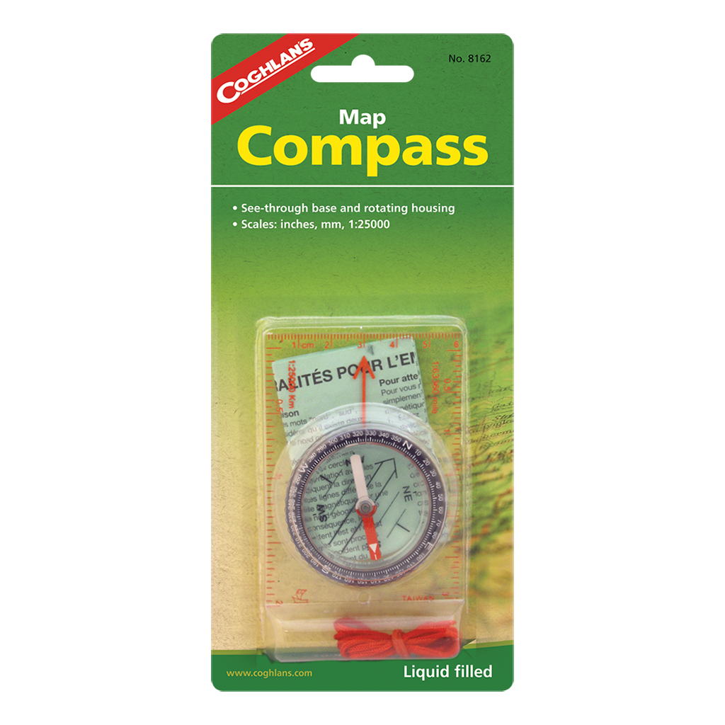 Map Compass transparent baseplate orienteering navigation device