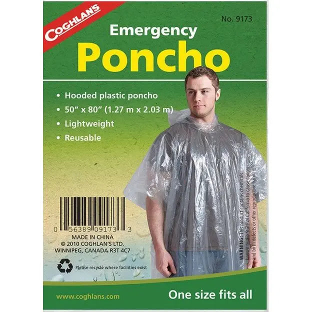 Emergency Poncho - One Size retail label