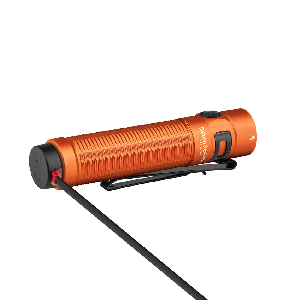 A Olight Baton 3 Pro Max Rechargeable Flashlight by Urban Go Prep