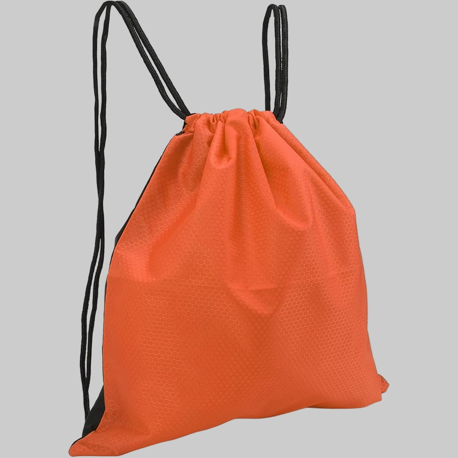 Drawstring Bag lightweight storage emergency kit organizer Orange