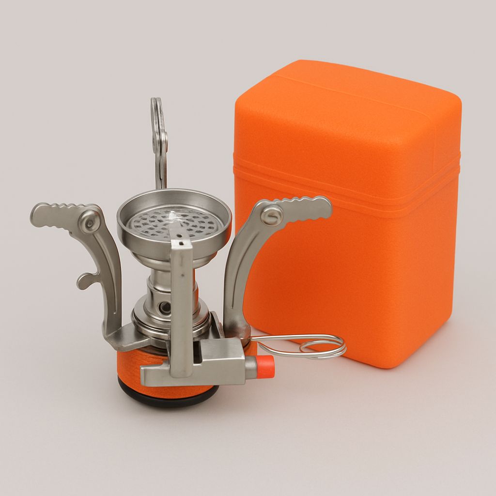 Pocket Butane Stove compact camping cooking system