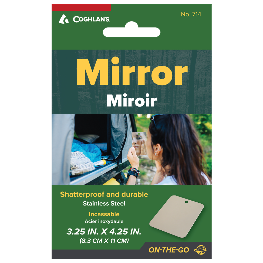 Camp Mirror portable outdoor personal care emergency kit item