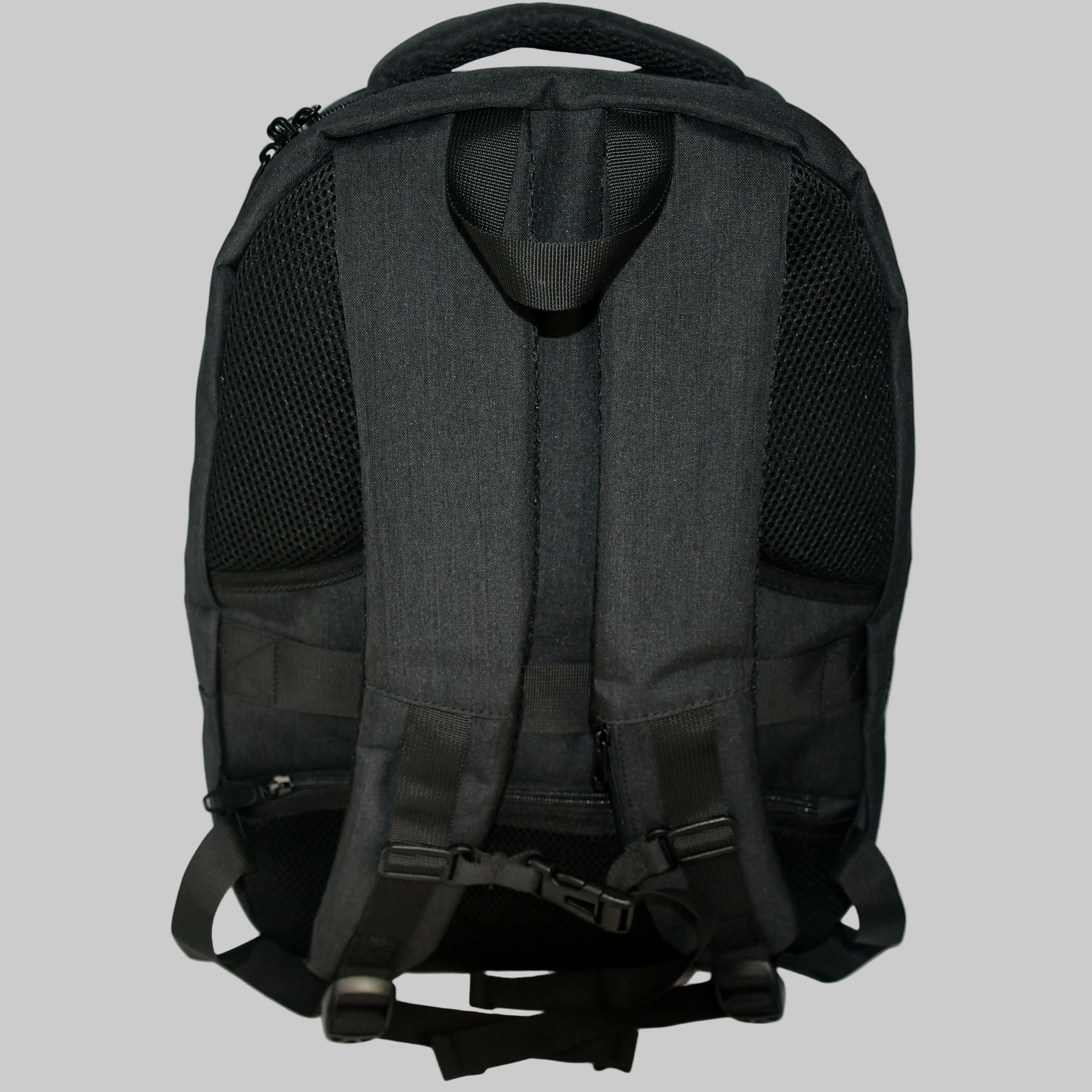 Premium Custom Backpack branding detail close-up