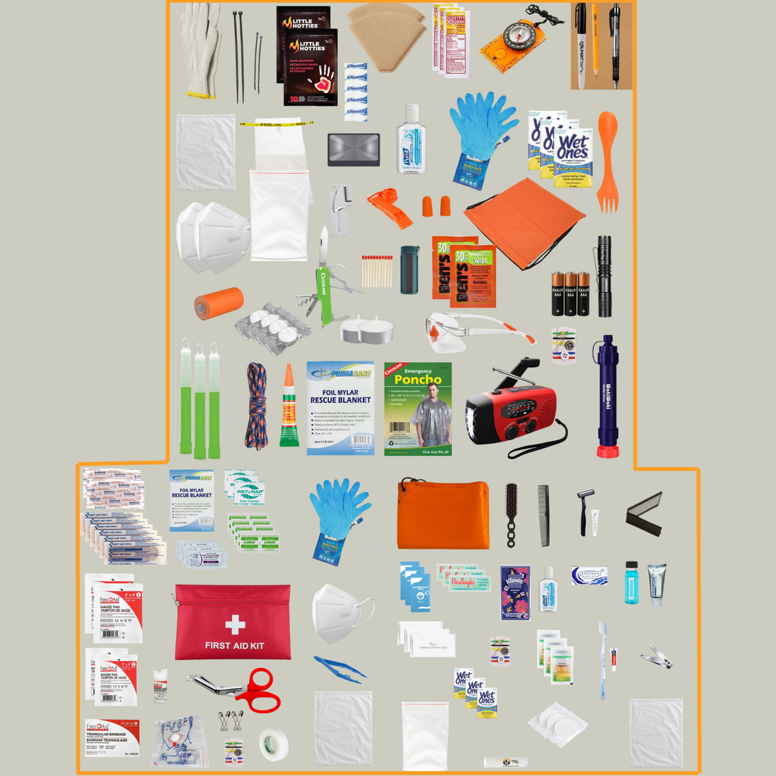 3 in 1 Emergency Essentials  Kit Bundle