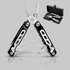 Multitool with various tools and a carrying case on a white background