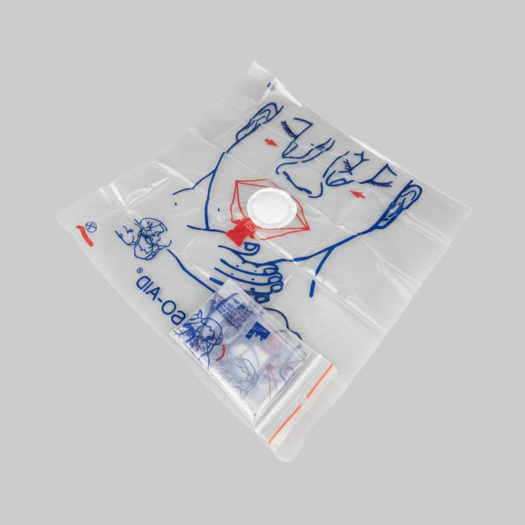 CPR Face Shield emergency first aid barrier device rescue tool
