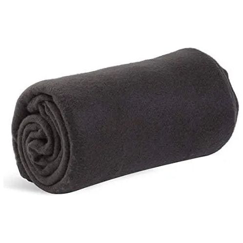 A    Fleece Blanket    - Black 50&quot; x 60&quot; by  Urban Go Prep