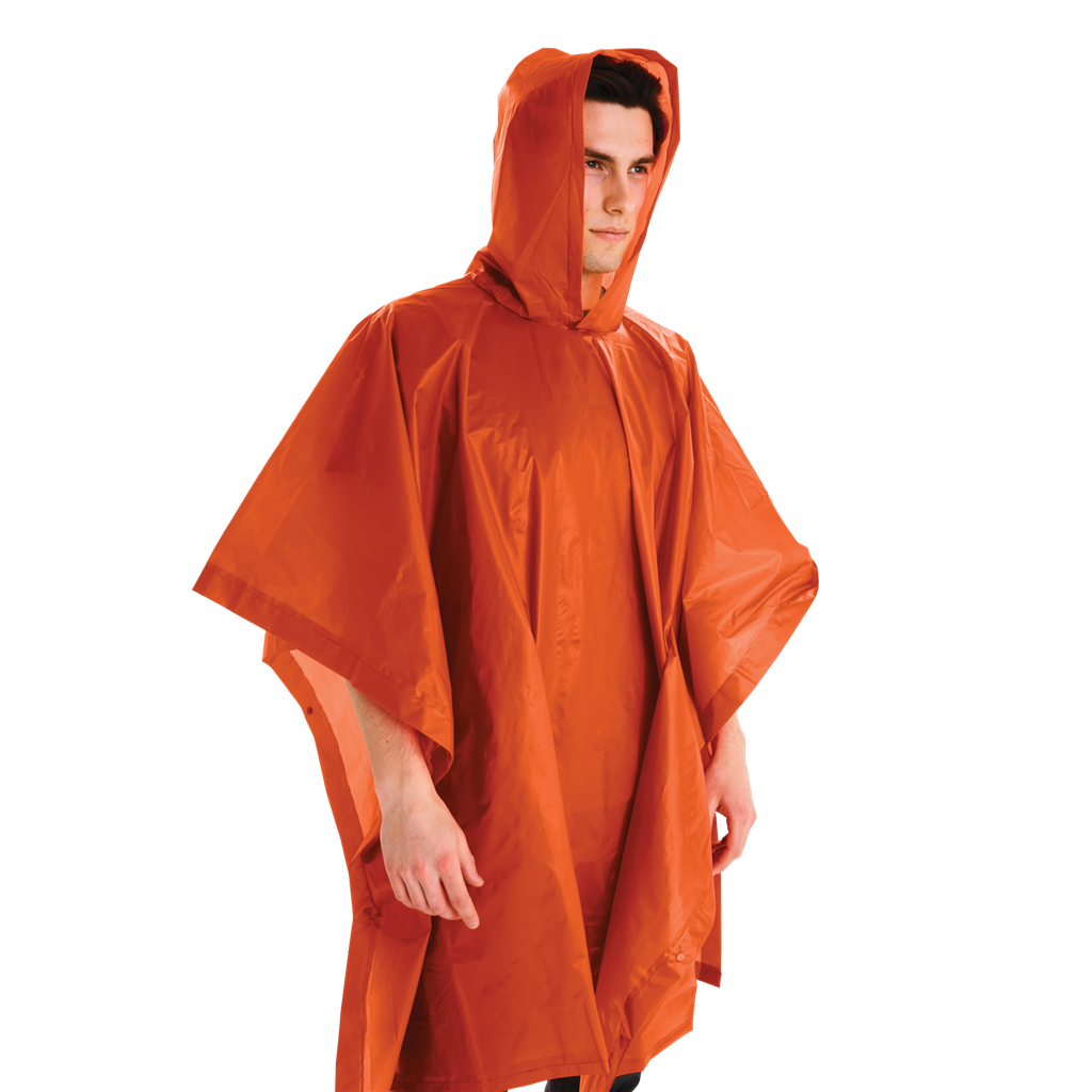 Rain Poncho - Orange