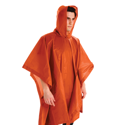 Rain Poncho - Orange