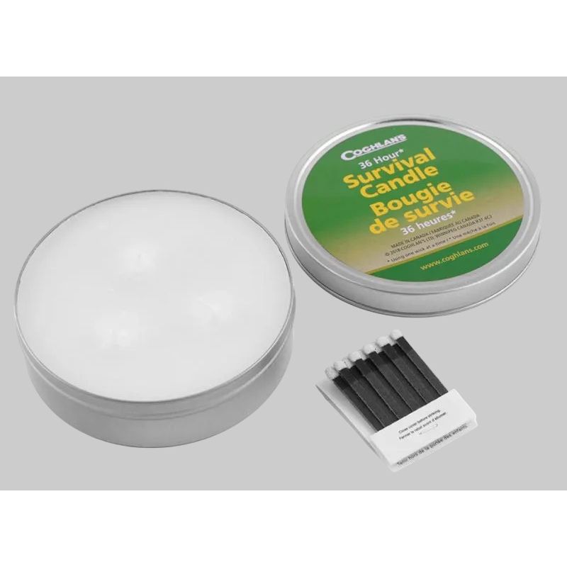 Survival Candle compact emergency candle survival kit essential with matches
