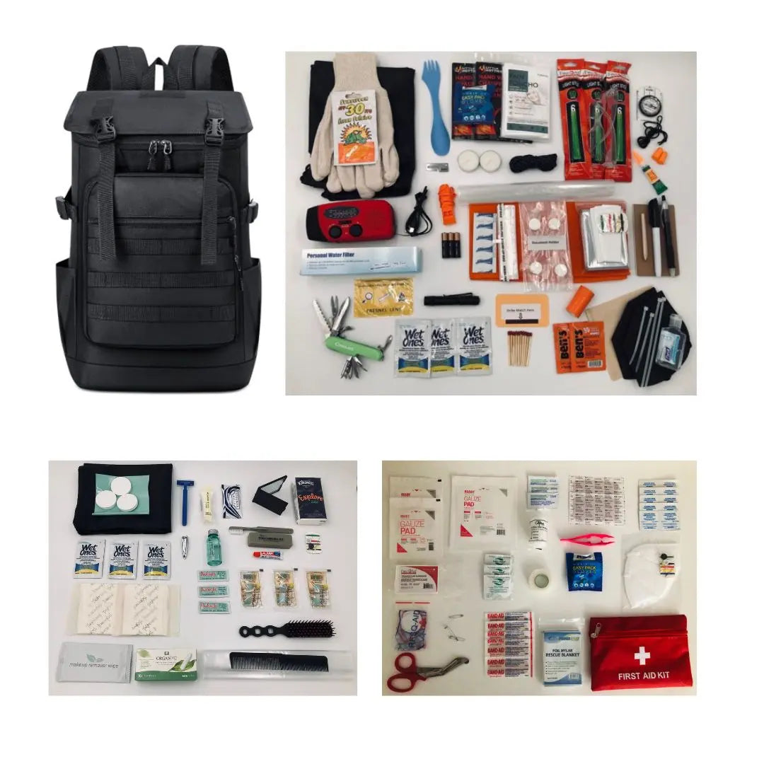 Complete Essentials Bundle - full bundle view with backpack