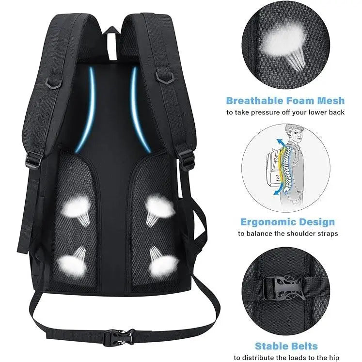  Universal Backpack  straps and padding description 