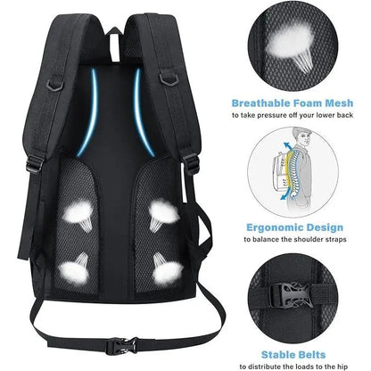  Universal Backpack  straps and padding description 