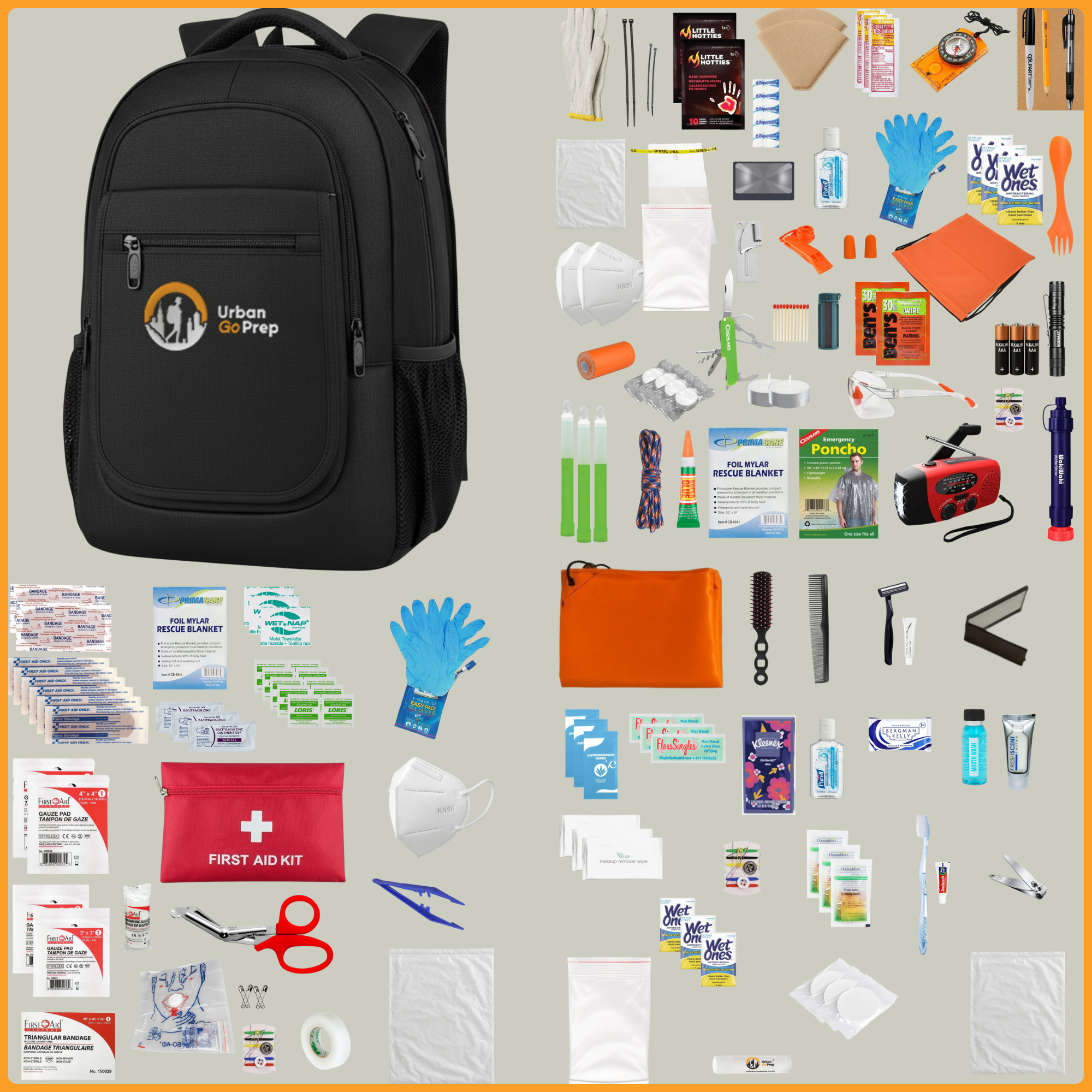 Urban Go Prep  Premium 3-Day Emergency Kit