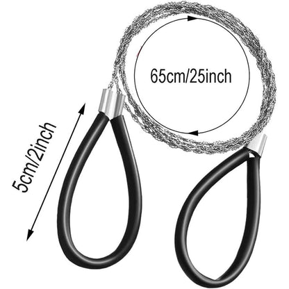 Wire Saw portable survival saw camping equipment

