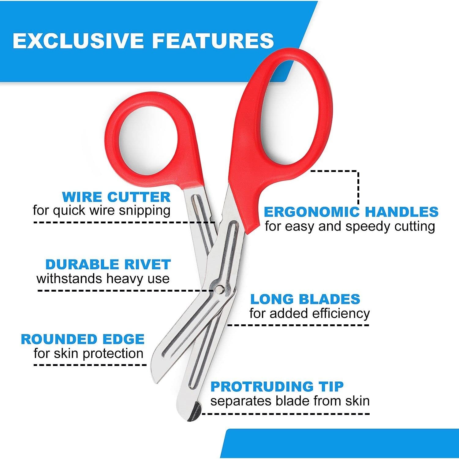 Trauma Shears stainless steel emergency response scissors
